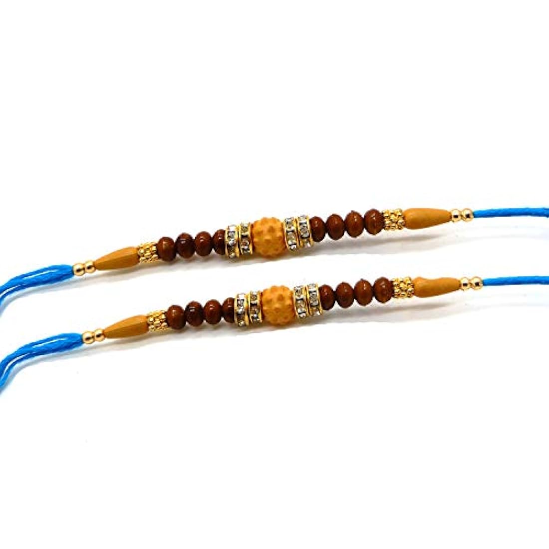 Conjunto de dos pulseras Rakhi, Stone & Moti. Rakhi, Raksha