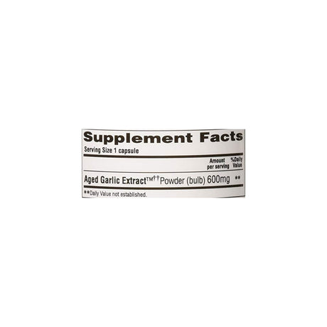 Suplementos Alimenticios Extracto de ajo envejecido
