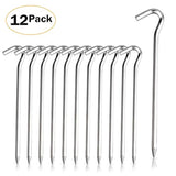 FANBX F Clavijas de carpa - 12 piezas de estacas de carpa