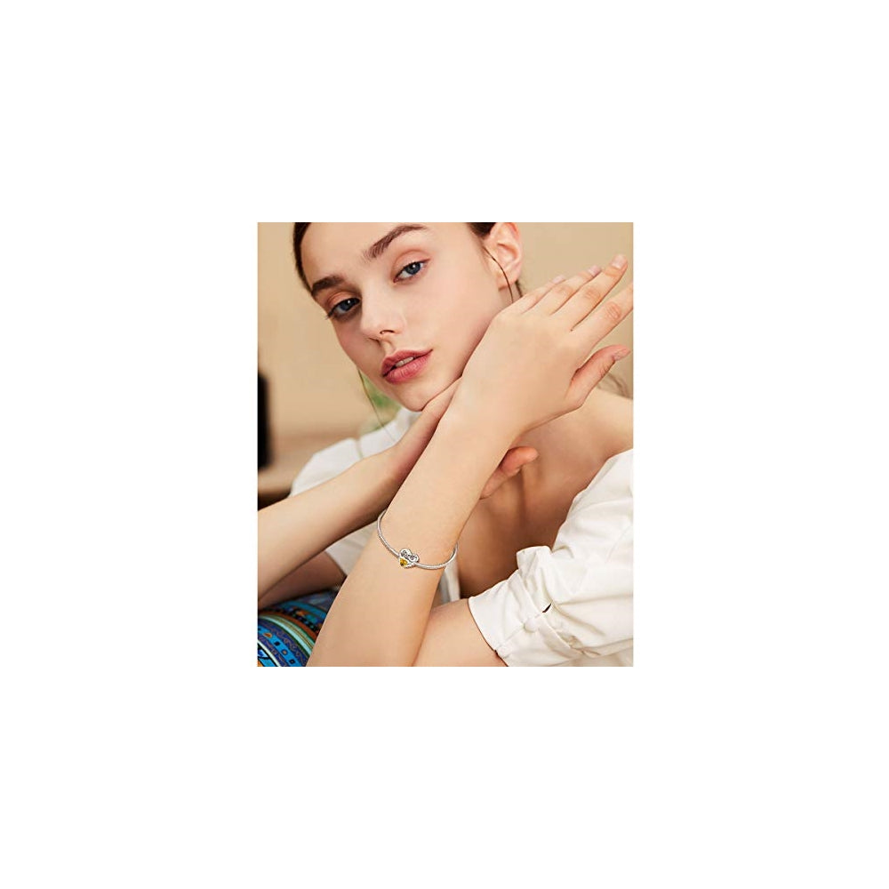 Pulseras y tobilleras de plata de ley para pulsera