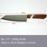 Kiwi cuchillo de chef tailandés de 8, de acero inoxidable
