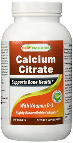 Citrato de calcio con vitamina D-3 240 tabletas