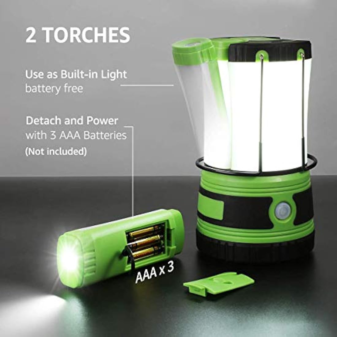 Linterna de camping LED recargable