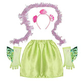 Traje de princesa para niñas, sirena, novia, estrella pop