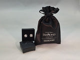 Aretes de oro y plata esterlina 14k