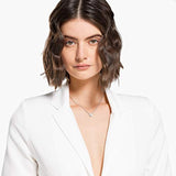 Collar y pulsera angélica para mujer con cristales verdes
