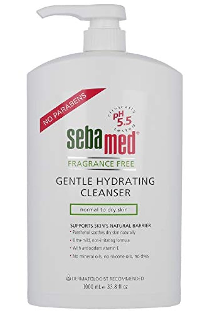 Sebamed,limpiador hidratante facial y corporal suave,33.8 oz