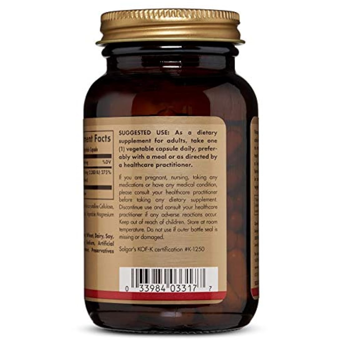 Vitamina D3 (Colecalciferol) 55 mcg Cápsulas vegetales