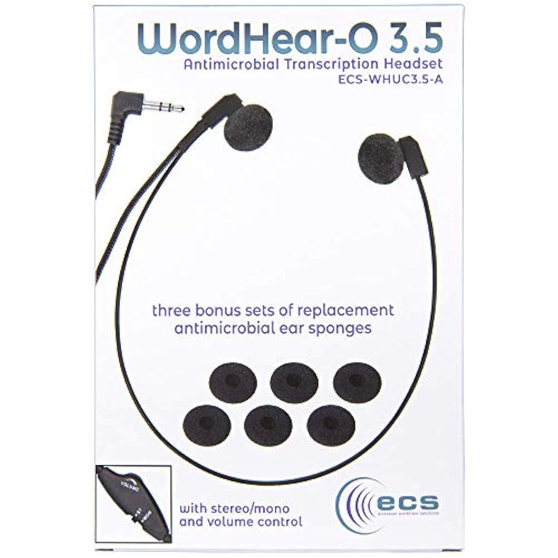 ECS - Auriculares con micrófono