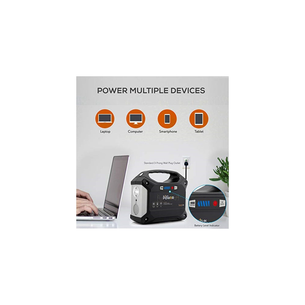 Generador portátil 155 Wh SERENELIFE SLSPGN20
