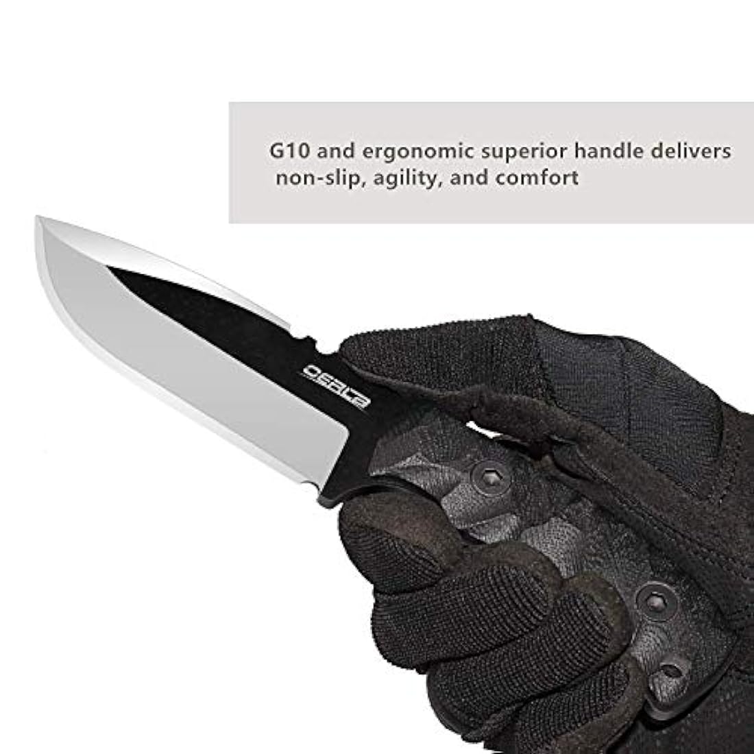 Oerla TAC DE-0014 Cuchillo fijo para uso al aire libre 420HC
