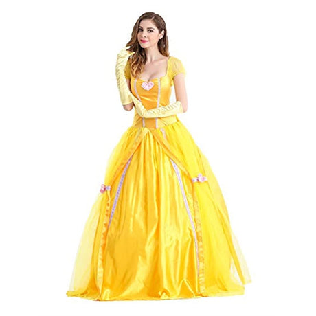 Disfraces Disfraz de princesa para mujer, disfraz de belle