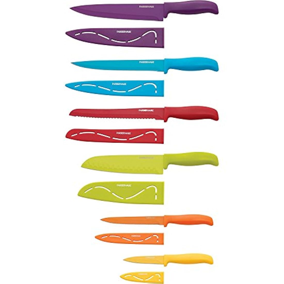 Juego de 12 cuchillos de resina, Farberware -