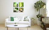 Cuadro moderno de 4 paneles con diseño de giclée zen