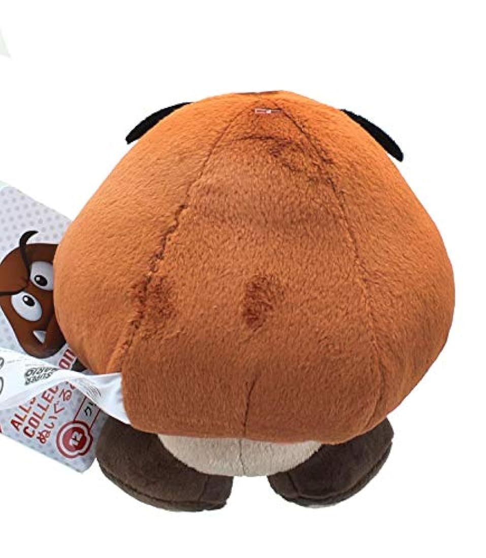 Peluche de Goomba-Super Mario, marrón, 5.0in, JAPAX