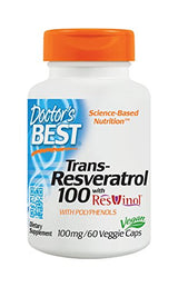 Doctor's Best, Trans-Resveratrol con ResVinol