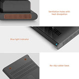 Estación de carga USB para 10 puertos con 2,4 A/negro/60 W.