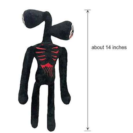 Peluche de cabeza de sirena y gato negro, 14.0in. POPRORE
