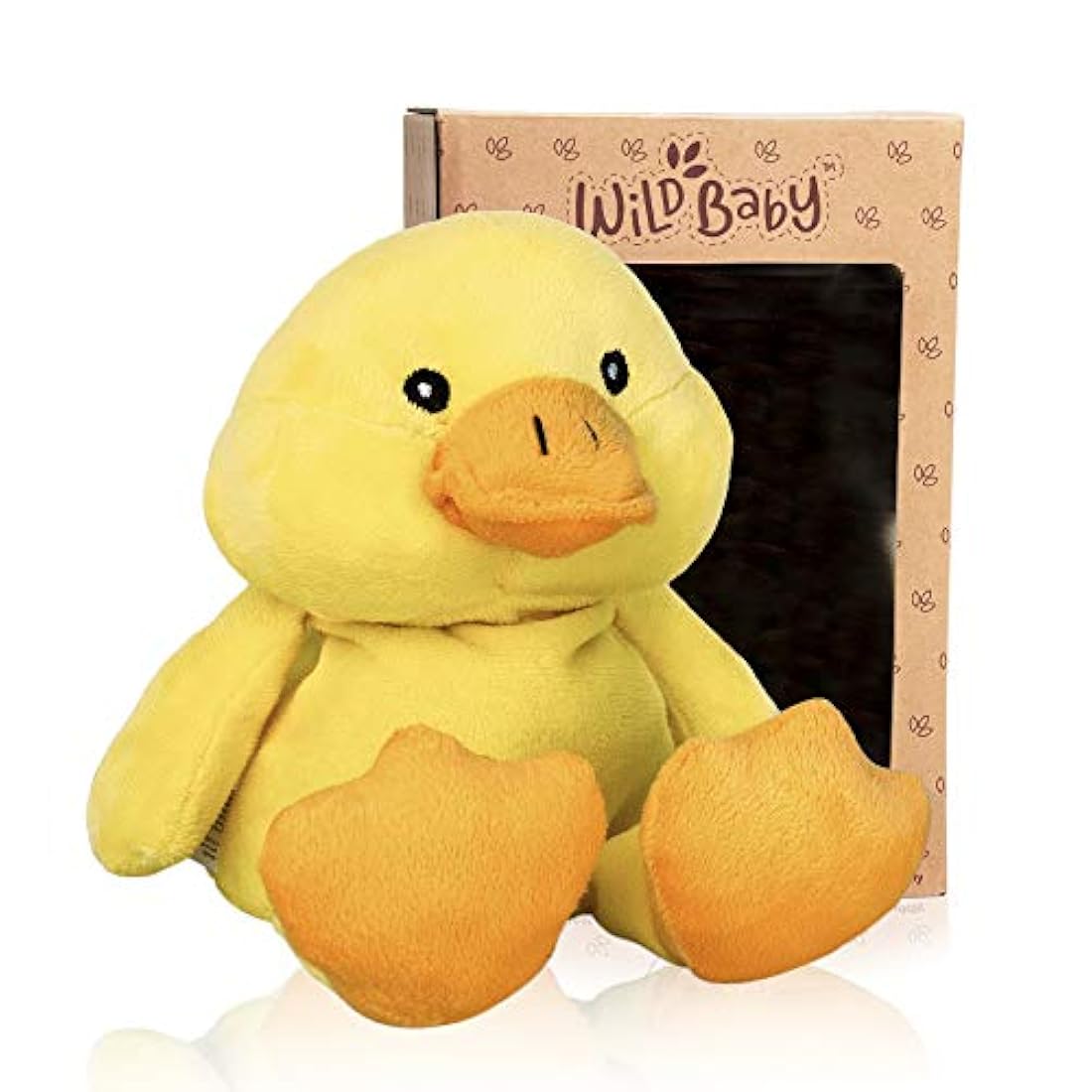 Peluche de Pato color amarillo, 10.0 in, WILD BABY