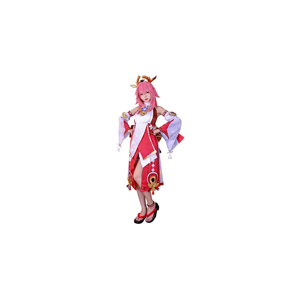 Disfraz de Yae Miko de Genshin Impact para mujer talla L