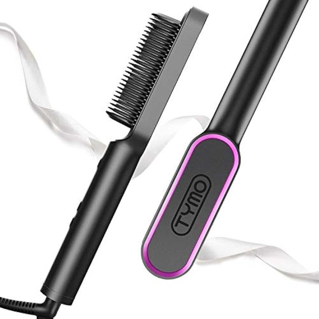 Cepillo alisador de pelo–Cepillo alisador con antiquemaduras