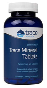 Trace Minerals Research Trace Minerales Tabletas minerales, bajo en sodio, 300 tabletas