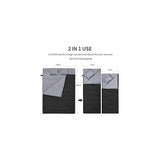 Saco de Dormir Doble Ligero Impermeable con 2 Almohadas