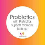 vH Essentials probióticos con prebióticos y arándano