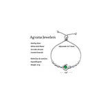 Pulseras con piedras preciosas de Metal AGVANA Rosy Reverie