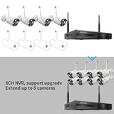 Sistema de cámara de seguridad inalámbrica OOSSXX 8 can