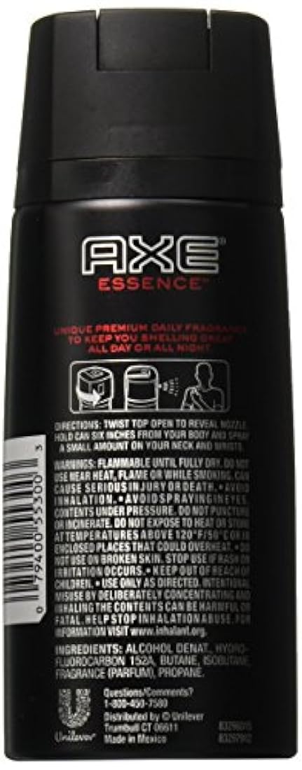 AXE fragancia corporal para hombre, Apollo, 4 onzas, paquete doble., Essence, Essence