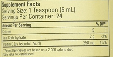 Líquido Vitamina C para Bebés y jóvenes
