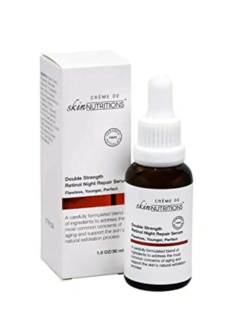 Sérum de reparación nocturna de retinol de doble resistencia
