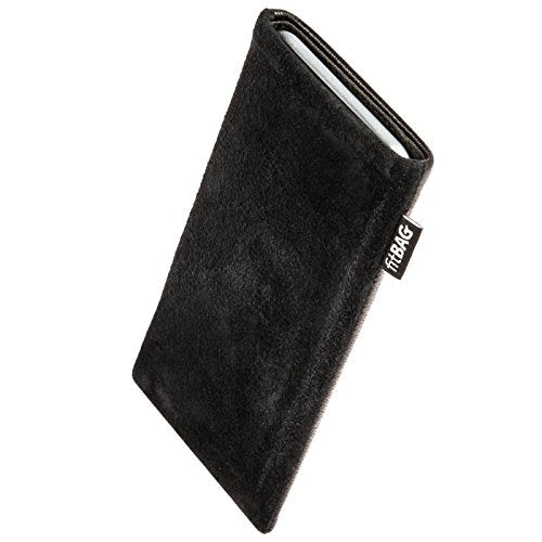 fitBAG Fusion - Funda a medida para Samsung Galaxy S22 Ultra, fabricada en Alemania, funda fina de piel de napa con forro de microfibra para limpieza de pantallas