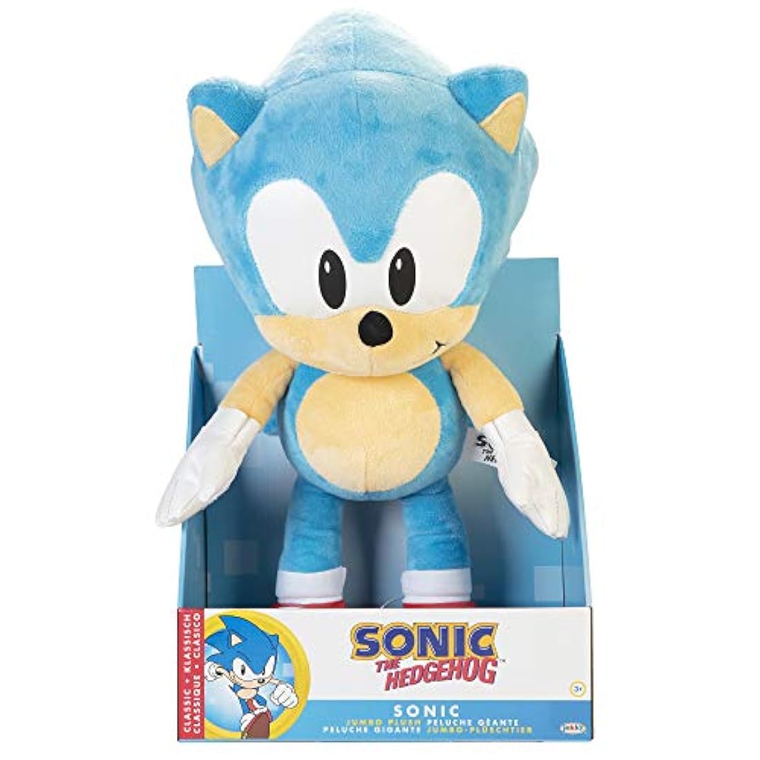 Peluche diseño de Sonic Jumbo Azul, 18.0in, Jakks