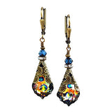 HisJewelsCreations Aretes colgantes inspirados vendimia