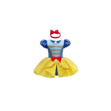 Disfraz Mameluco con diadema para bebé Blancanieves 3-6 mes