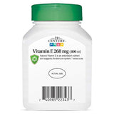 21st Century E 400 I.U. Natural (D-Alpha) Softgels, 110 unidades