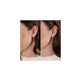 Aretes enhebradores para mujer con ópalos hipoalergénicos
