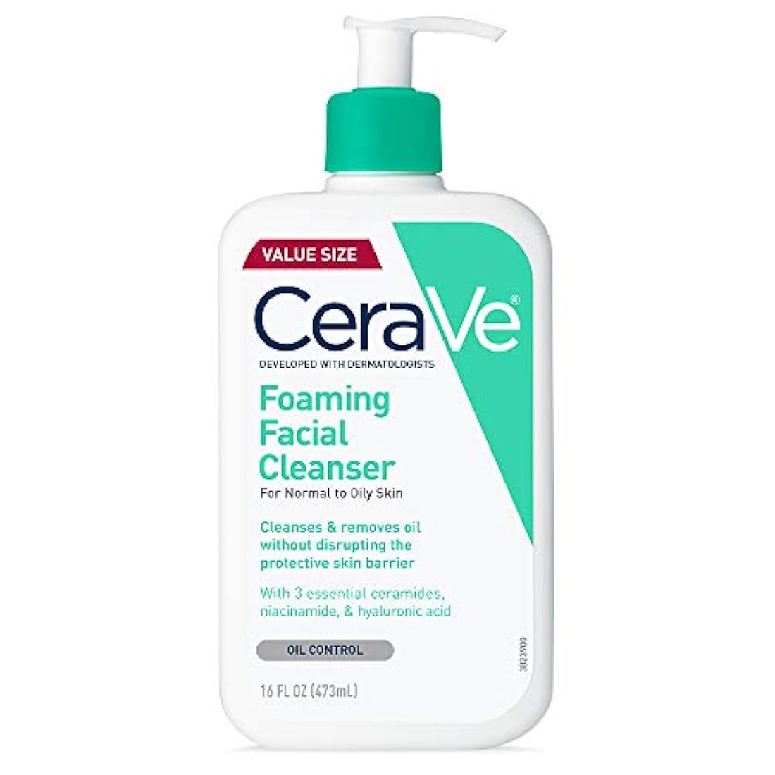 CeraVe Limpiador facial espumoso 16 onzas