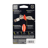 Amarres reutilizable hule lazos (2-Pack de 4)