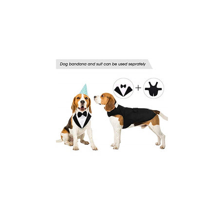 Disfraces de esmoquin para perros talla S
