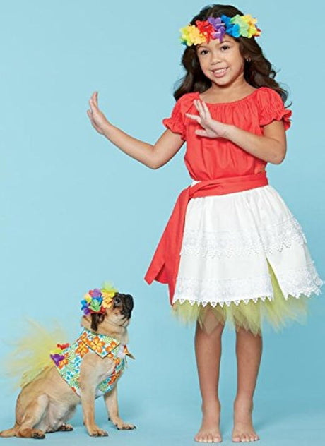 McCall patrones m7584kid perro disfraces