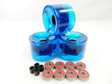 Ruedas de monopatín de 70 mm y espaciadores Blank Wheels