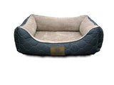 Cama para mascotas Cuddler de puntada de círculo ortopédico