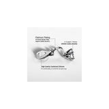 Pendientes de clip  redondo de 0.295 in Gris