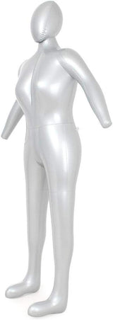 Maniquí Inflable Femenino 3 T, Cuerpo Completo con Brazos y Cabeza