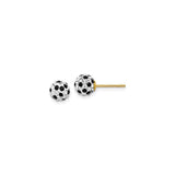 Aretes oro amarillo para muejeres