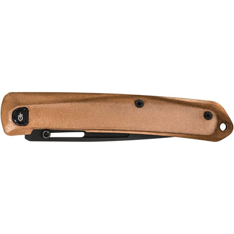 Cuchillo de bolsillo plegable con borde liso hoja de cobre