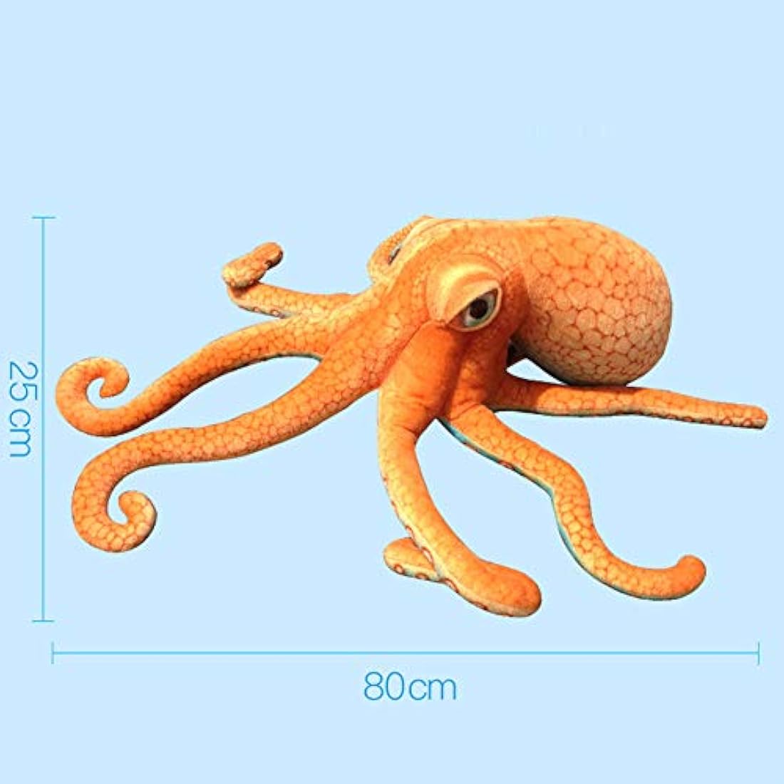 Peluches Peluche de pulpo realista gigante